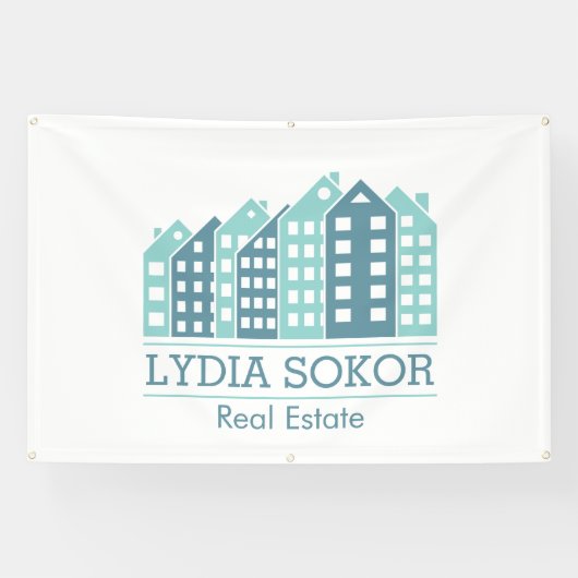 モダン実在Estateバナー 横断幕 (横)