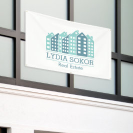 モダン実在Estateバナー 横断幕