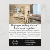 モダン実在Estate Agentカスタマイズ ポストカード (正面)