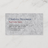モダン実在Estate Agentトレンディープロフェッショナルグレー 名刺 (裏面)