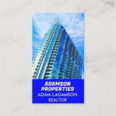 モダン実在Estate Agent(不動産仲介業者QR)ブローカー 名刺 (正面)