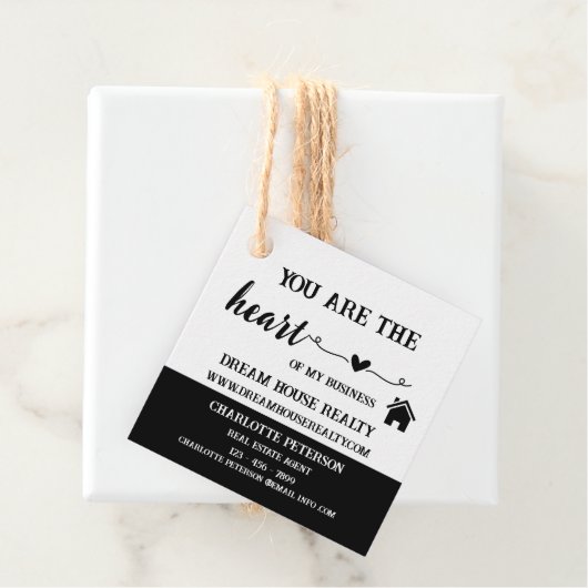 モダン実在Estate Agent Promotive Giftラベル フェイバータグ (インサイチュ)