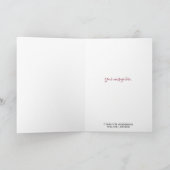 モダン実在Estate Business Photo Christmas シーズンカード (内部)