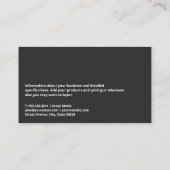 モダン実在Estate Logo | ソーシャルメディアのアイコン 名刺 (裏面)