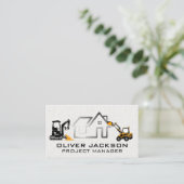 モダン実在Estate Logo | 建築車 名刺 (スタンド正面)