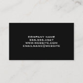 モダン実在Estate Logo | 建築車 名刺 (裏面)