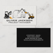 モダン実在Estate Logo | 建築車 名刺 (正面/裏面)