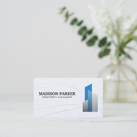 モダン実在Estate Logo Spacled Wall 名刺 (スタンド正面)