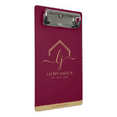 モダン実在Estate Promotion不動産仲介業者ロゴMini C ミニクリップボード (アングル)