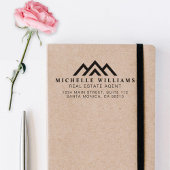 モダン実在Estate Promotion不動産仲介業者ロゴSelf-i セルフインキングスタンプ