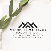 モダン実在Estate Promotion不動産仲介業者ロゴSelf-i セルフインキングスタンプ