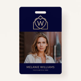 モダン実在Estate Promotion不動産仲介業者名タグ バッジ