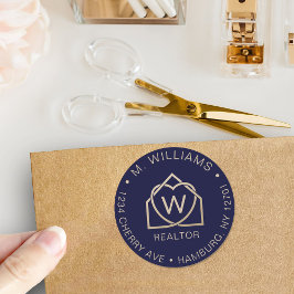 モダン実在Estate Promotion不動産仲介業者 ラウンドシール