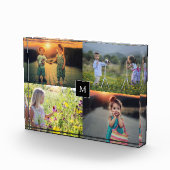 モダン家エレガント族写真収集モノグラムの フォトブロック (右)