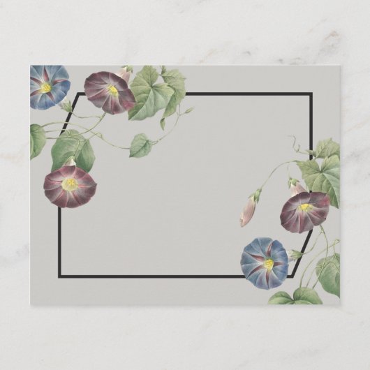 モダン家宝モーニング結婚栄光の情報 エンクロージャーカード (裏面)