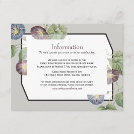 モダン家宝モーニング結婚栄光の情報 エンクロージャーカード