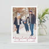 モダン家族の写真パーソナライズされたすべて シーズンカード (スタンド正面)