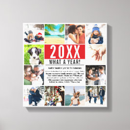 モダン家族レビュー12フォトコラージュ キャンバスプリント