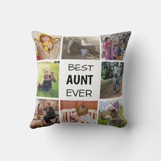 モダン家最高の族の叔母さん クッション (裏面)