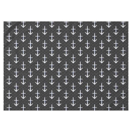 モダン射手座〔占星術の〕十二宮図サイン入りスネークスキン テーブルクロス (正面(横))