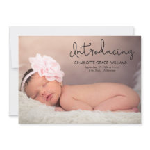 モダン導入Baby Girlフォト誕生