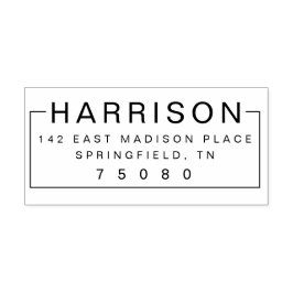 モダン差出人住所自己インキング・スタンプ・ブロック セルフインキングスタンプ