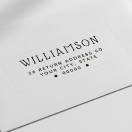 モダン差出人住所自己スタンプ セルフインキングスタンプ