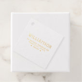 モダン差出人住所 フェイバータグ (箱)