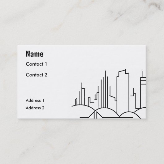 モダン市 名刺 (正面)