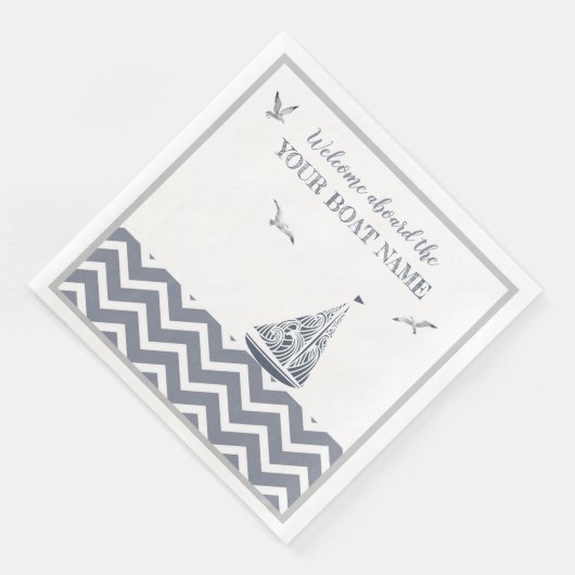 モダン帆船グレー配色 (コーナー)