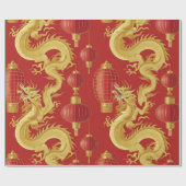 モダン年賀モダン模様 ラッピングペーパー (フラット)