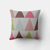 モダン幾何三角形パターン クッション (裏面)
