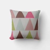 モダン幾何三角形パターン クッション (正面)