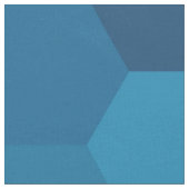 モダン幾何六角パターン ファブリック (クローズアップ)