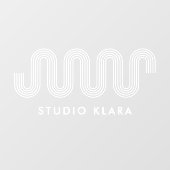 モダン幾何学ウェーブボホラインアートビジネス ウィンドウサイン (シート)