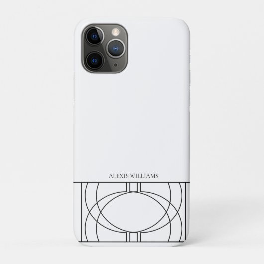 モダン幾何学コンテンポラリーパターン Case-Mate iPhoneケース (裏)