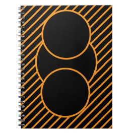 モダン幾何学デザイン スパイラルノート ノートブック
