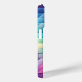 モダン幾何学プリズムスマホケース カラフルな対角線 Case-Mate iPhoneケース (裏面 / 右)