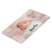 モダン幾何学図形 誕生発表 マグネット (左側)