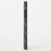 モダン幾何学抽象ハニカムブロック ブラック Case-Mate iPhoneケース (裏面/左)