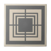 モダン幾何学抽象パターン#2 グレー ID1192 タイル (正面)