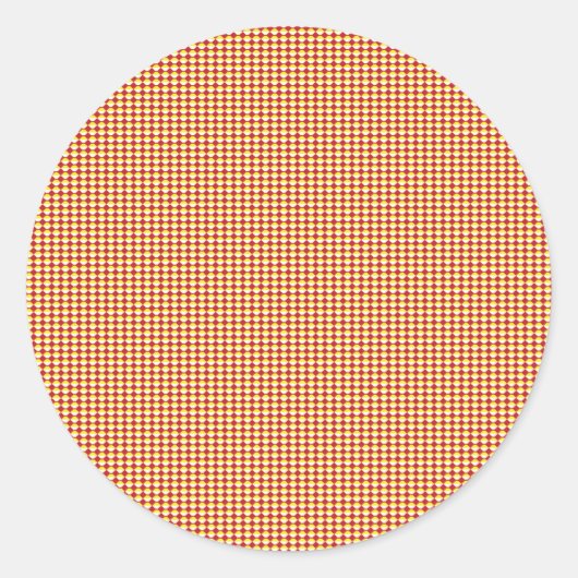 モダン幾何学模様のバックトゥスクールデザイン ラウンドシール (正面)