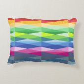 モダン幾何学模様 アクセントクッション (裏面)