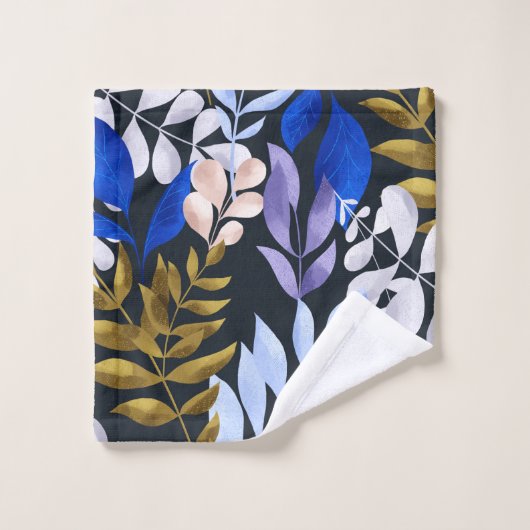 モダン幾何学白黒バスタオルセット バスタオルセット (ウォッシュタオル)