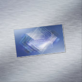 モダン幾何学的ロ企業のゴ マグネット名刺 (インサイチュ)