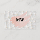 モダン幾何学 | モノグラム 名刺 (正面)