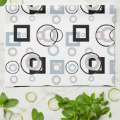 モダン幾何数々の模様 キッチンタオル (折り畳み)