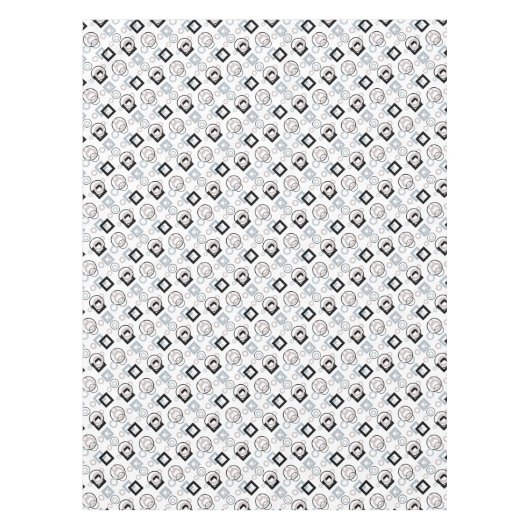 モダン幾何数々の模様 テーブルクロス (正面)