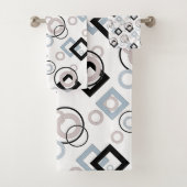 モダン幾何数々の模様 バスタオルセット (インサイチュ)