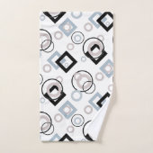 モダン幾何数々の模様 バスタオルセット (ハンドタオル)